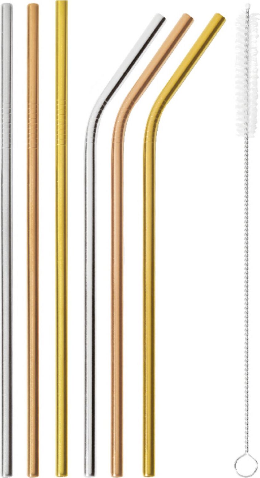 Słomki do napojów Mix & Play z czyścikiem 7 el.