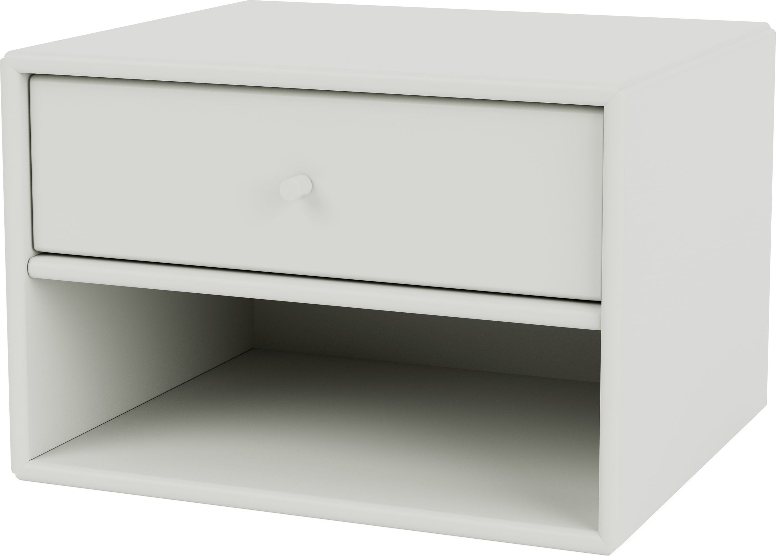 Szafka nocna wisząca Dash jasnoszara