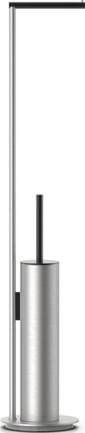 Stojak na papier toaletowy oraz szczotka do WC Mikado stal matowa-czarny