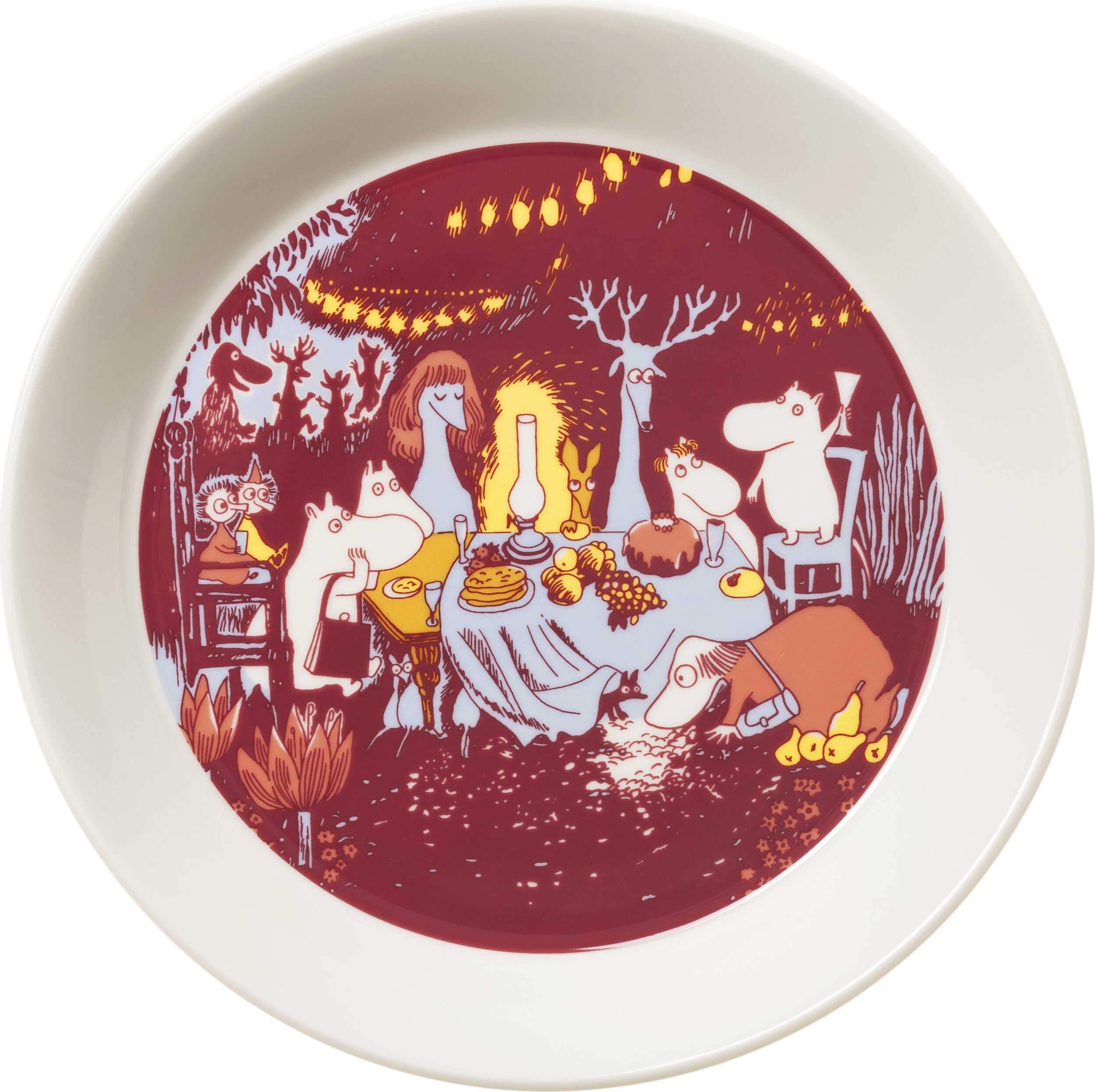 Talerz Arabia Finland Muminki Festive Moments 19 cm