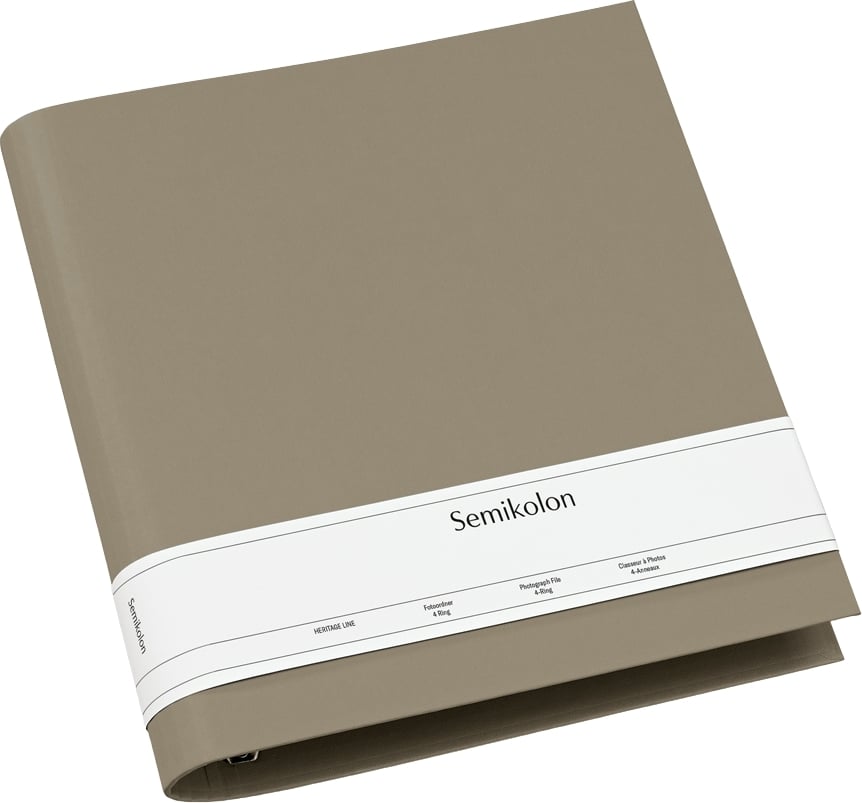 Album na zdjęcia Photograph 4 Ring brązowoszary segregator
