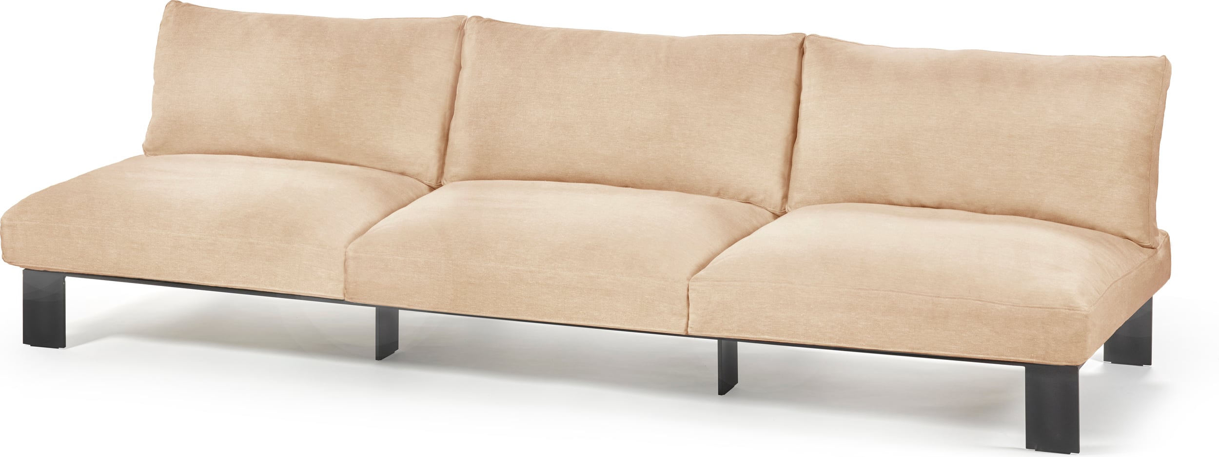 Sofa modułowa trzyosobowa Serax 273 cm morelowa