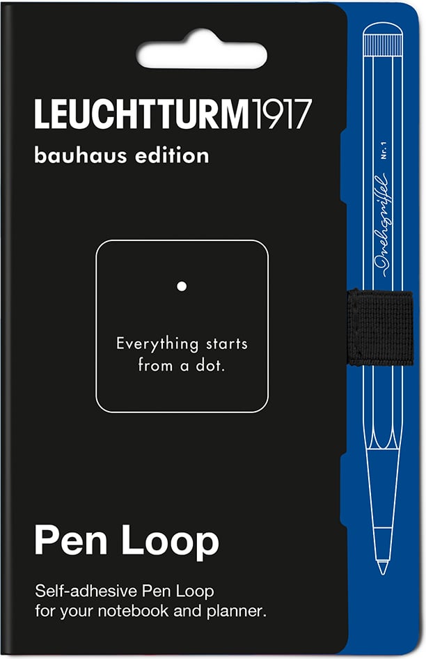 Uchwyt samoprzylepny na długopis Leuchtturm 1917 Bauhaus czarny