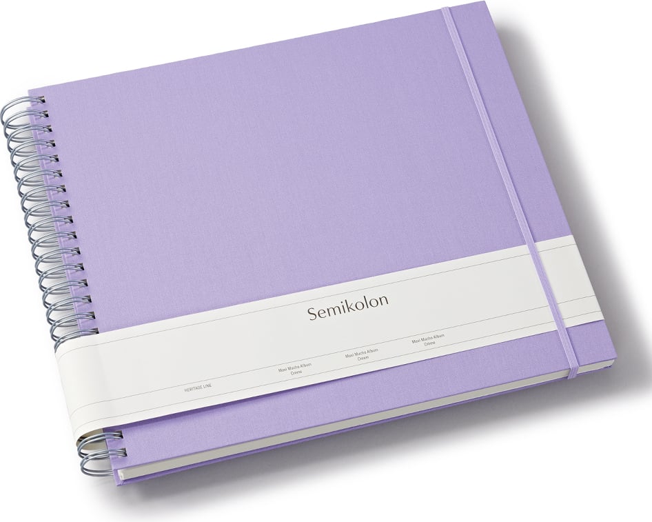 Album na zdjęcia Uni Maxi Mucho liliowy z białymi kartami