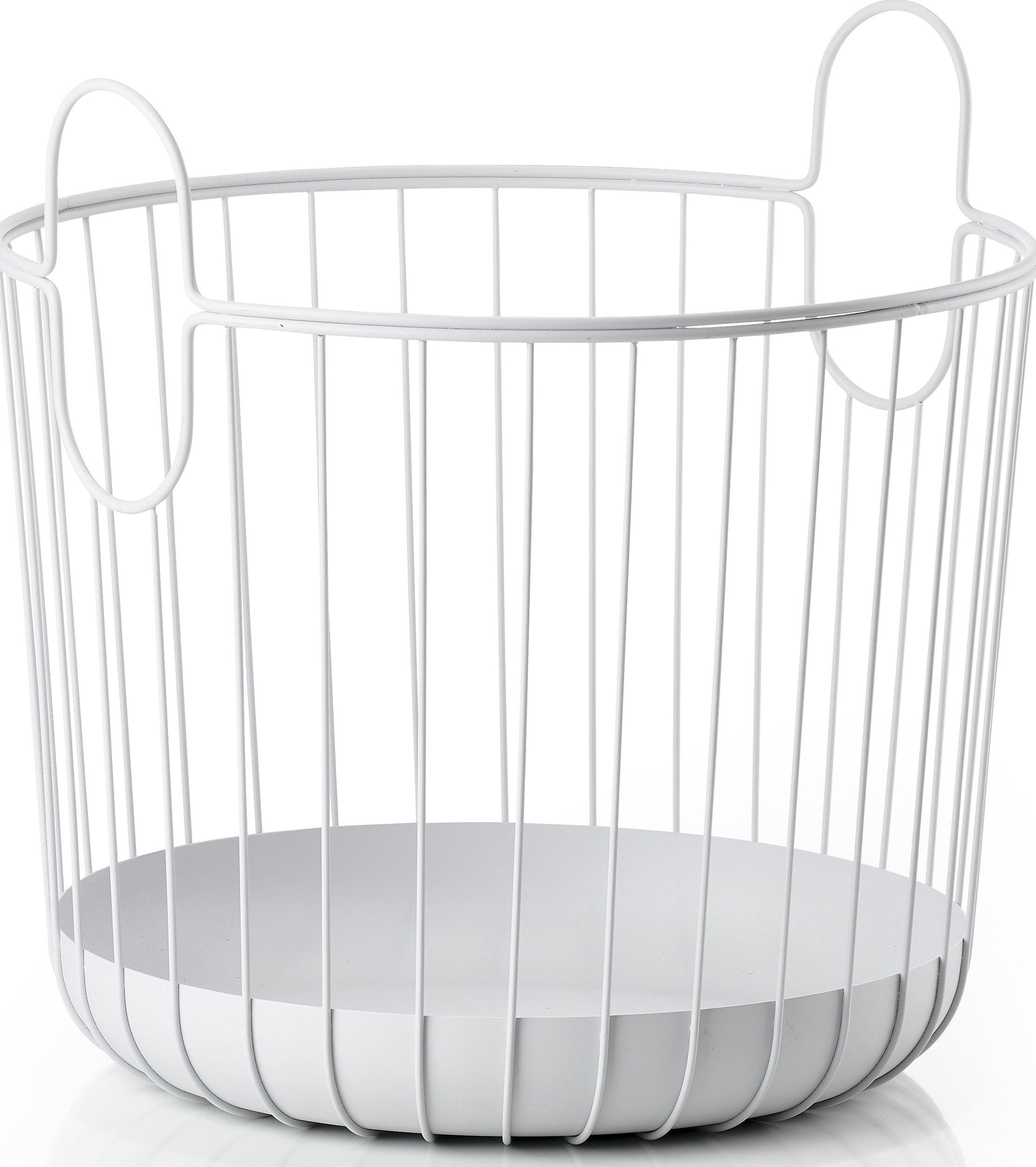 Kosz na pranie Inu 40,5 x 41 cm jasnoszary