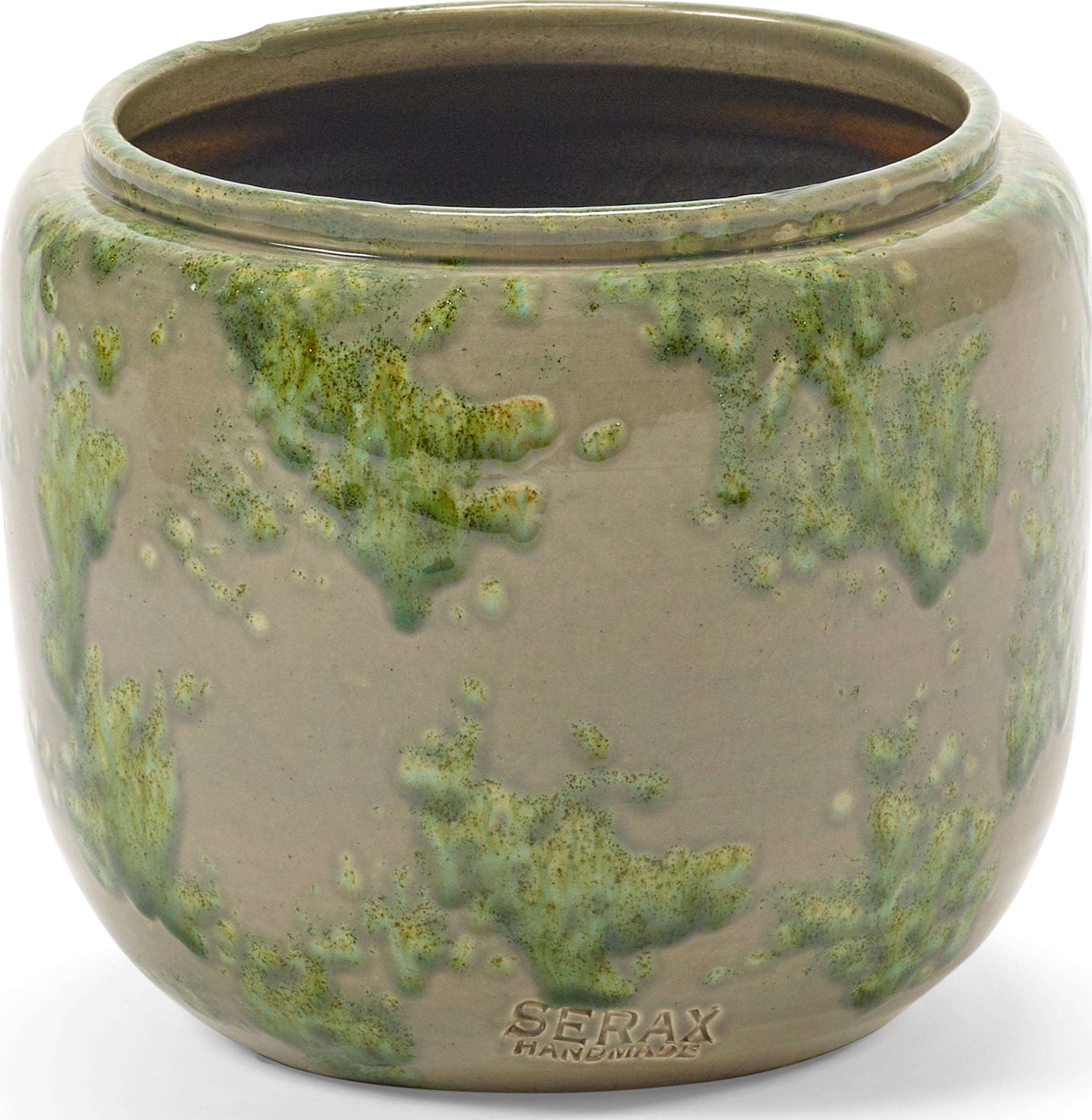 Osłonka na doniczkę Mystique 16,5 cm zielona