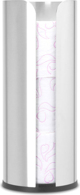 Stojak na papier toaletowy ReNew stalowy matowy