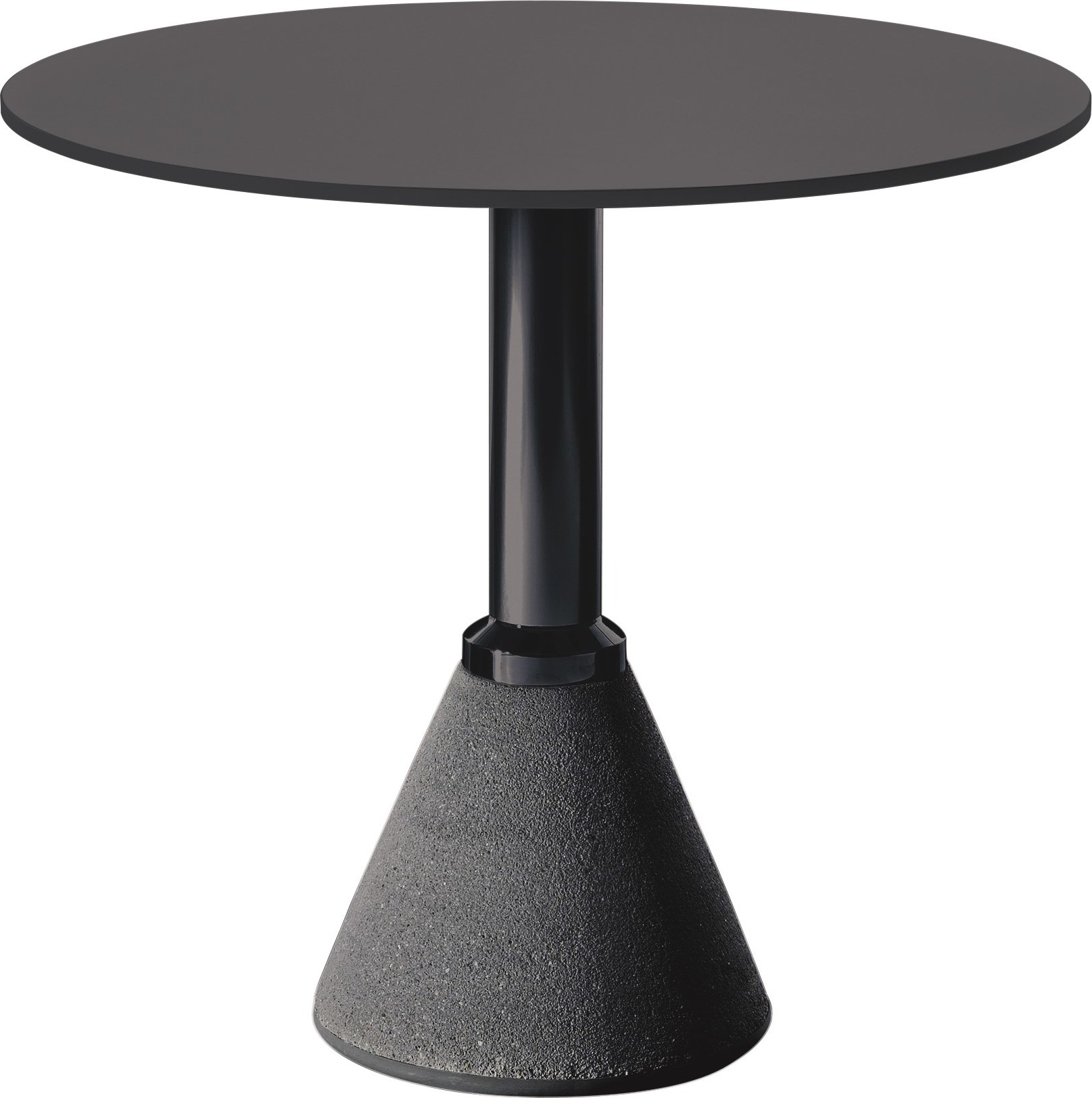 Stolik Table_One Bistrot czarne blat i rama