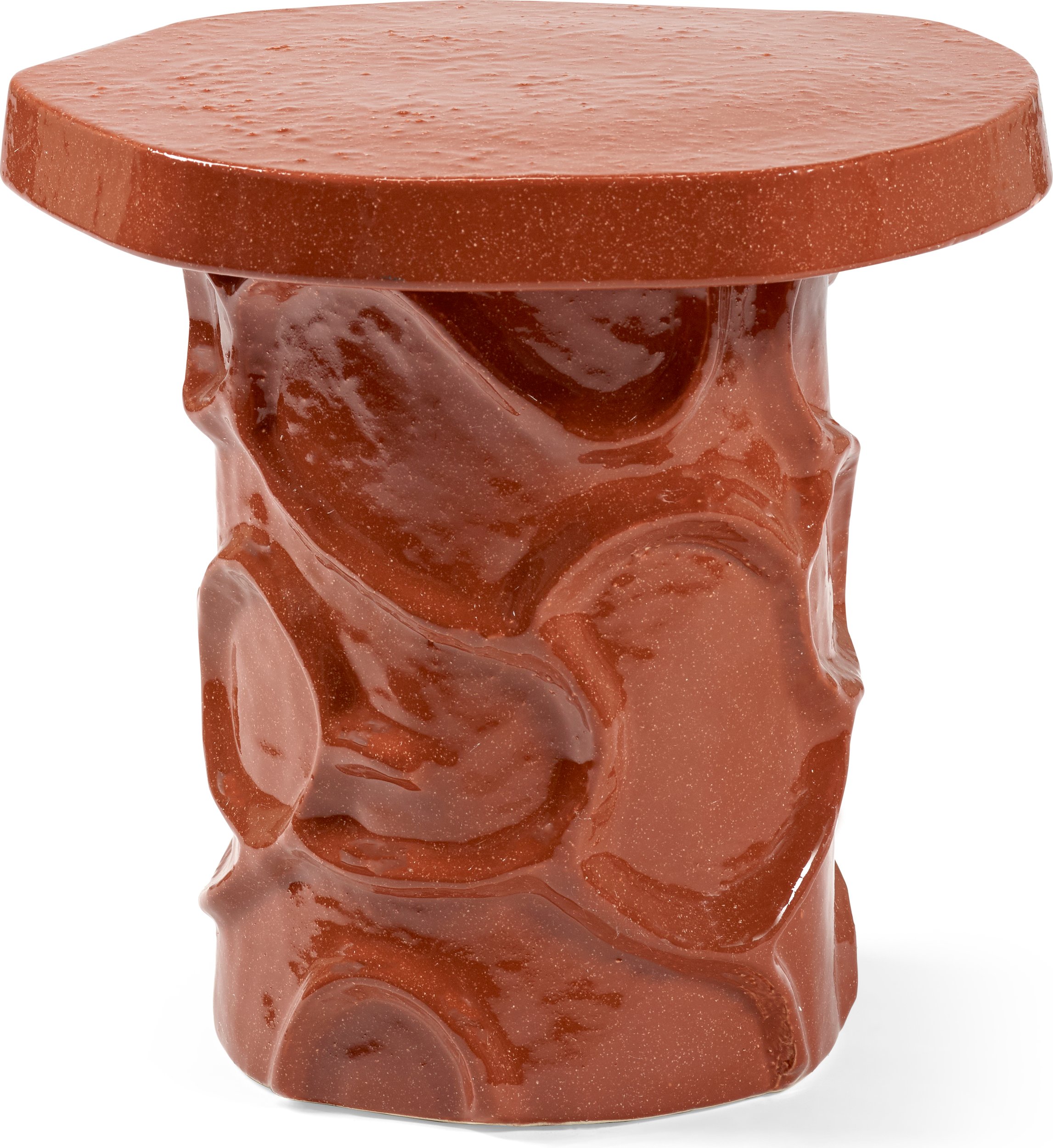 Stolik boczny Mena 40 cm czerwony