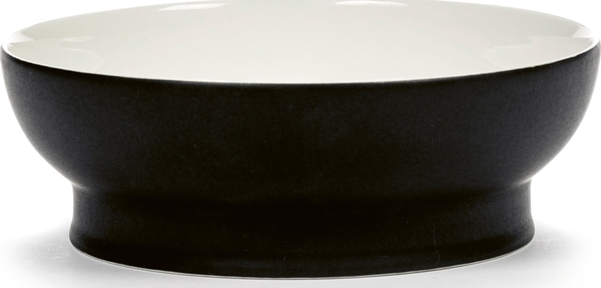 Miska Ra 16 cm czarno-biała