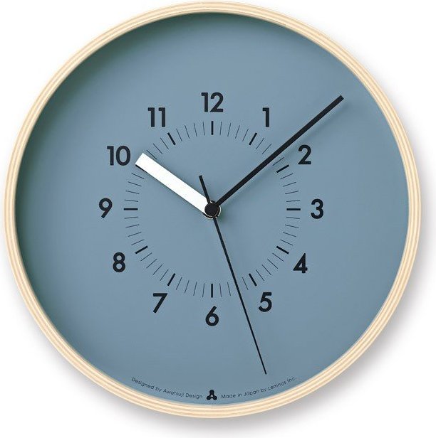 Zegar Awa Soso niebieska tarcza