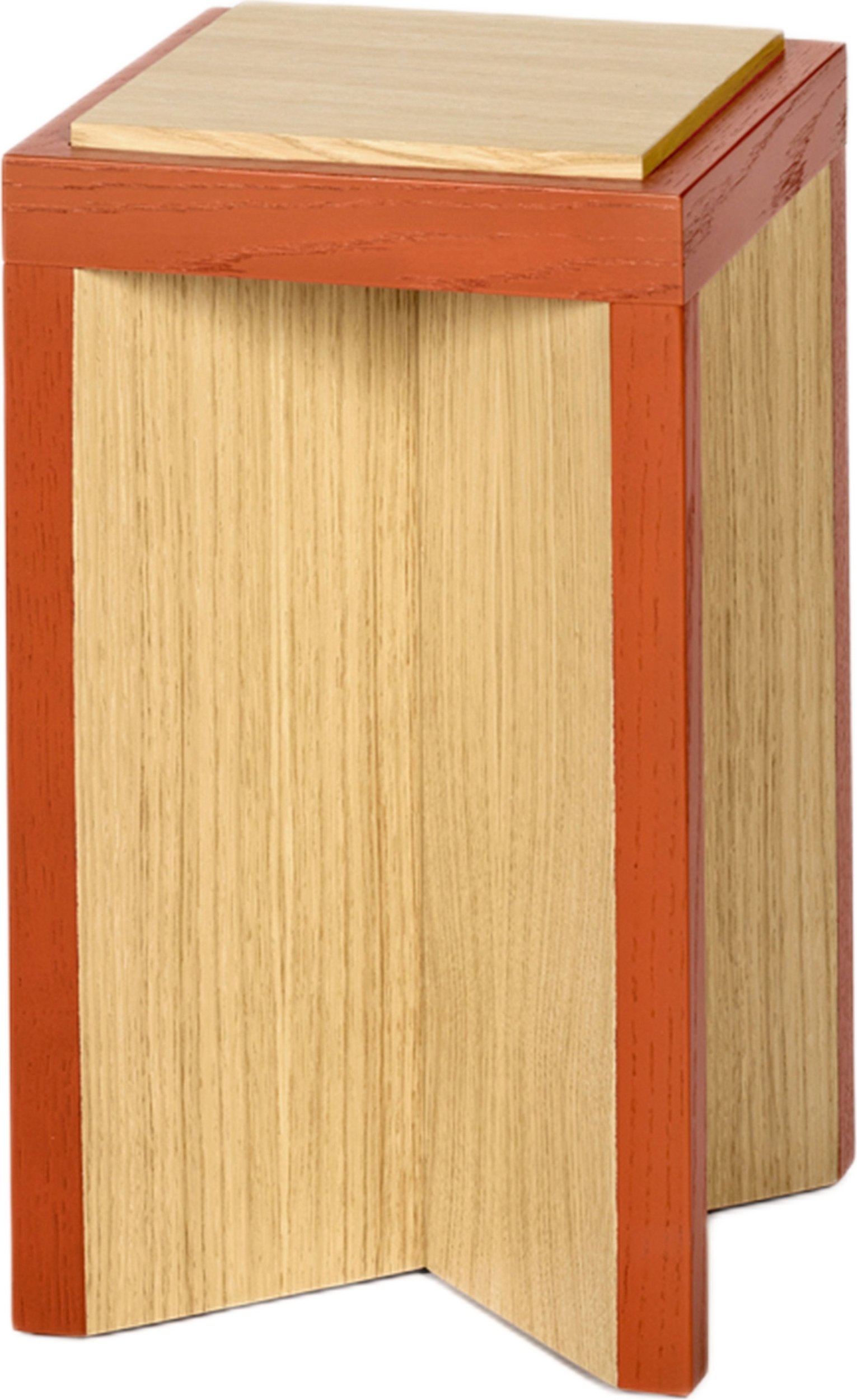 Stolik boczny Kubé 45,5 cm pomarańczowy