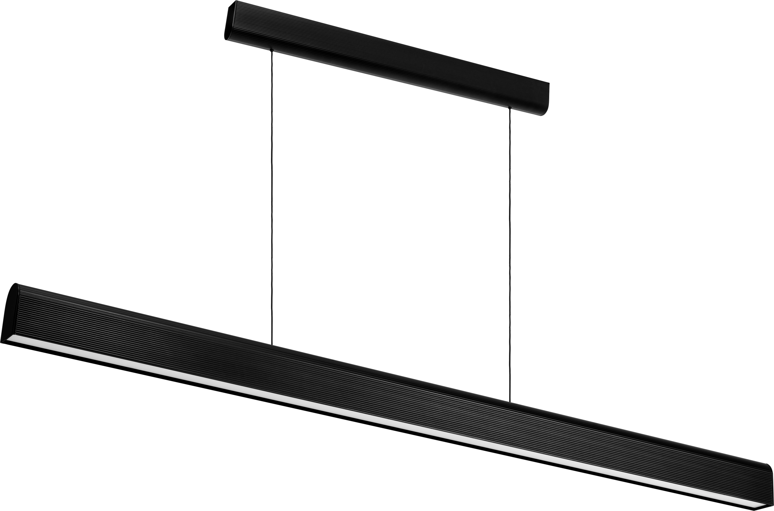 Lampa wisząca Linea czarna ze ściemniaczem