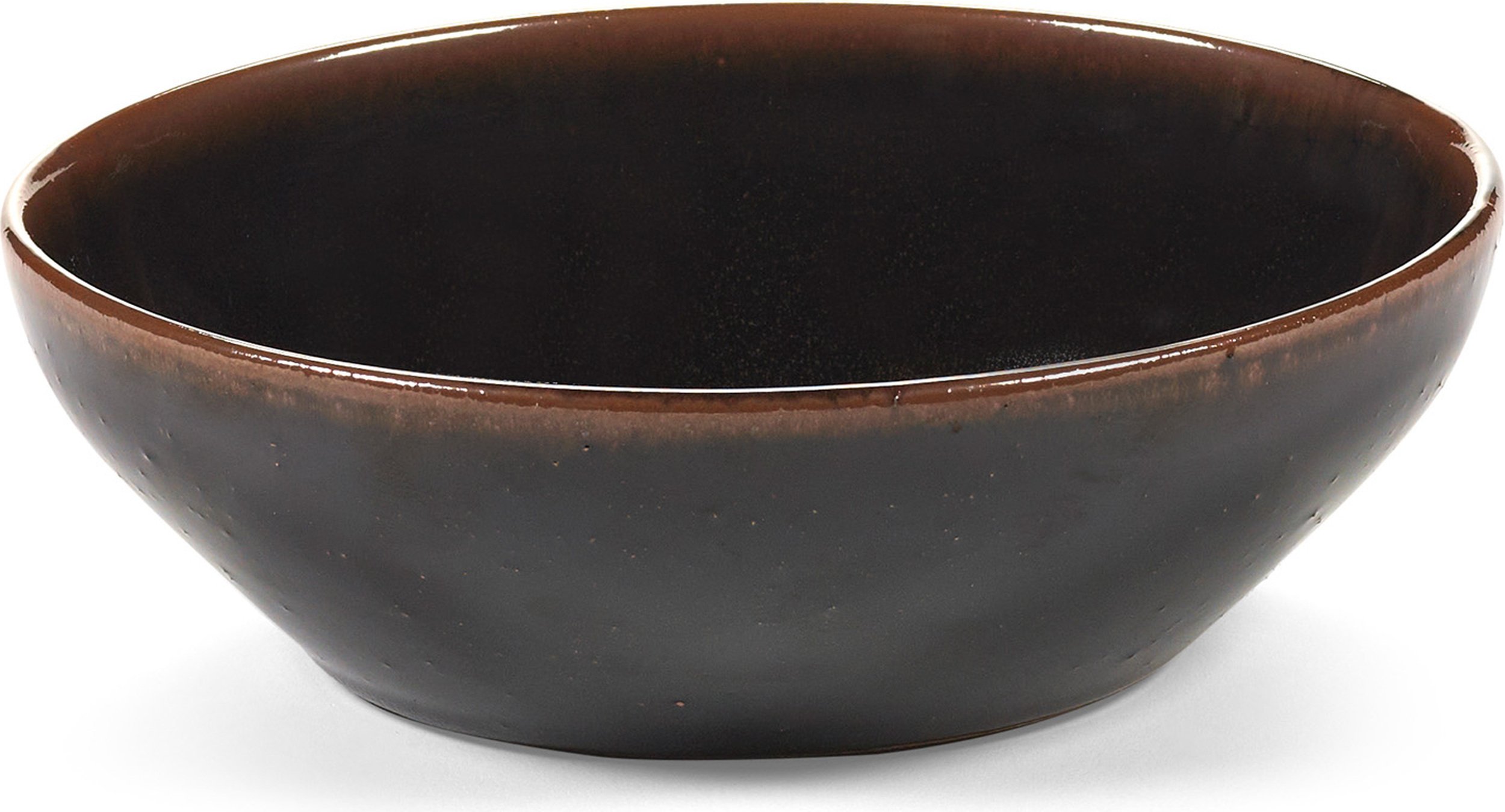 Miska Out of Lines 500 ml brązowo-czarna