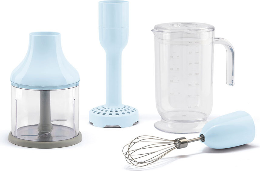 Akcesoria do blendera ręcznego 50's Style pastelowy błękit 4 el.