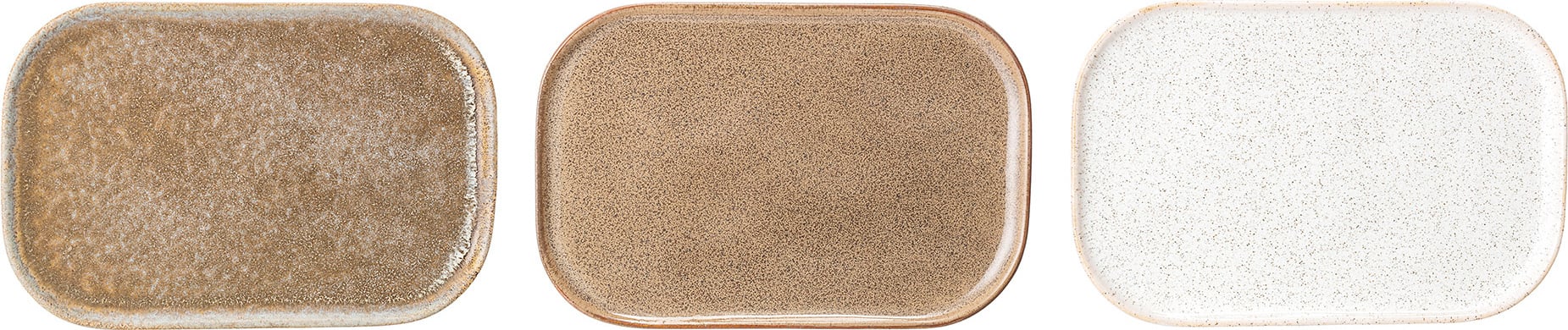 Talerze z kamionki Addison 3 szt.