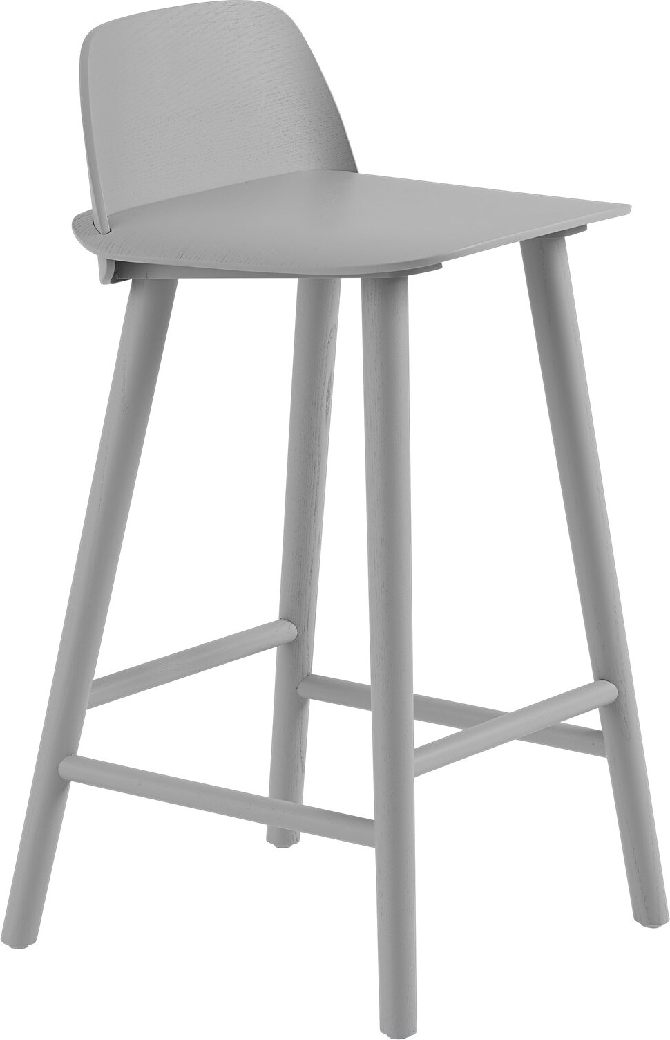 Stołek Nerd 65 cm szary