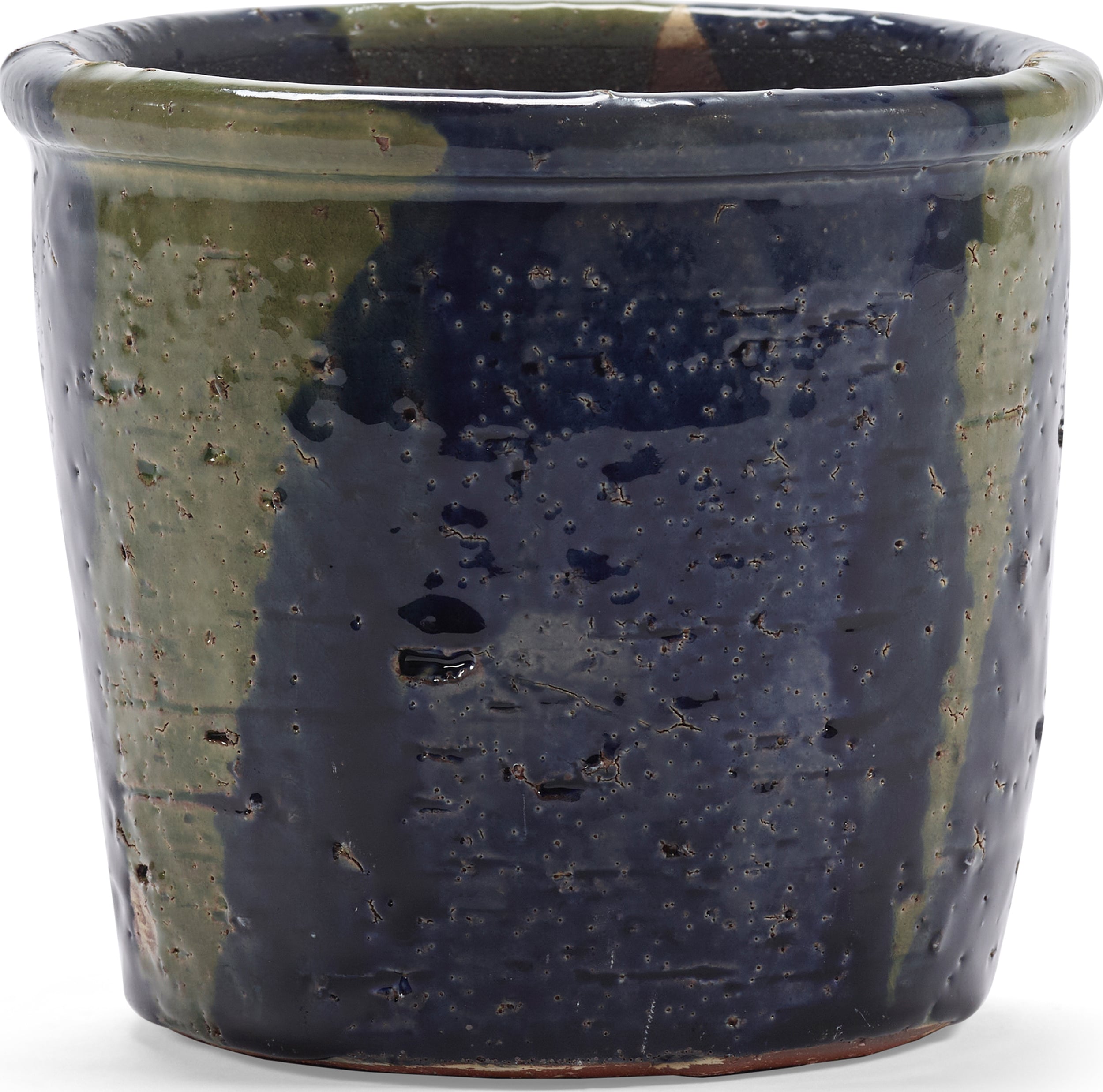 Doniczka Glazed Shades 15 cm niebiesko-zielona