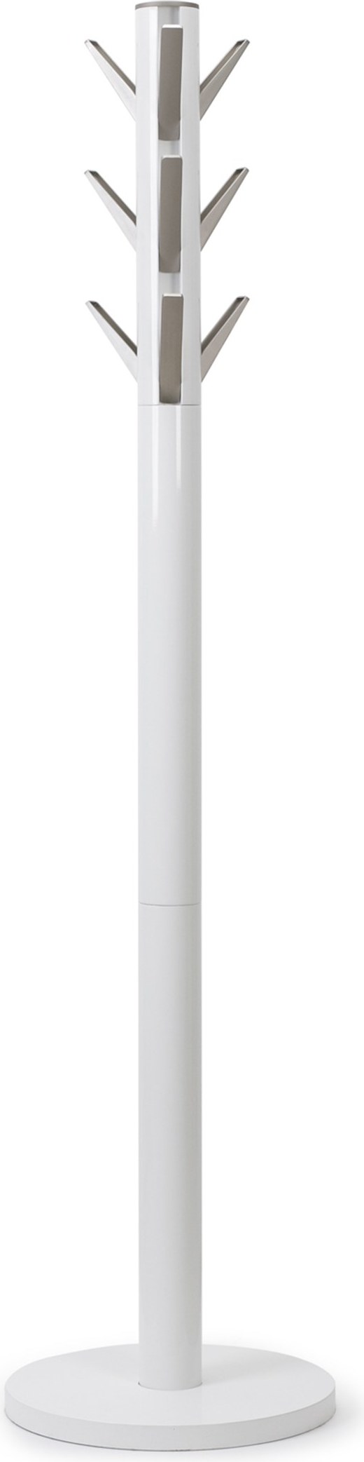 Wieszak stojący Flapper biały