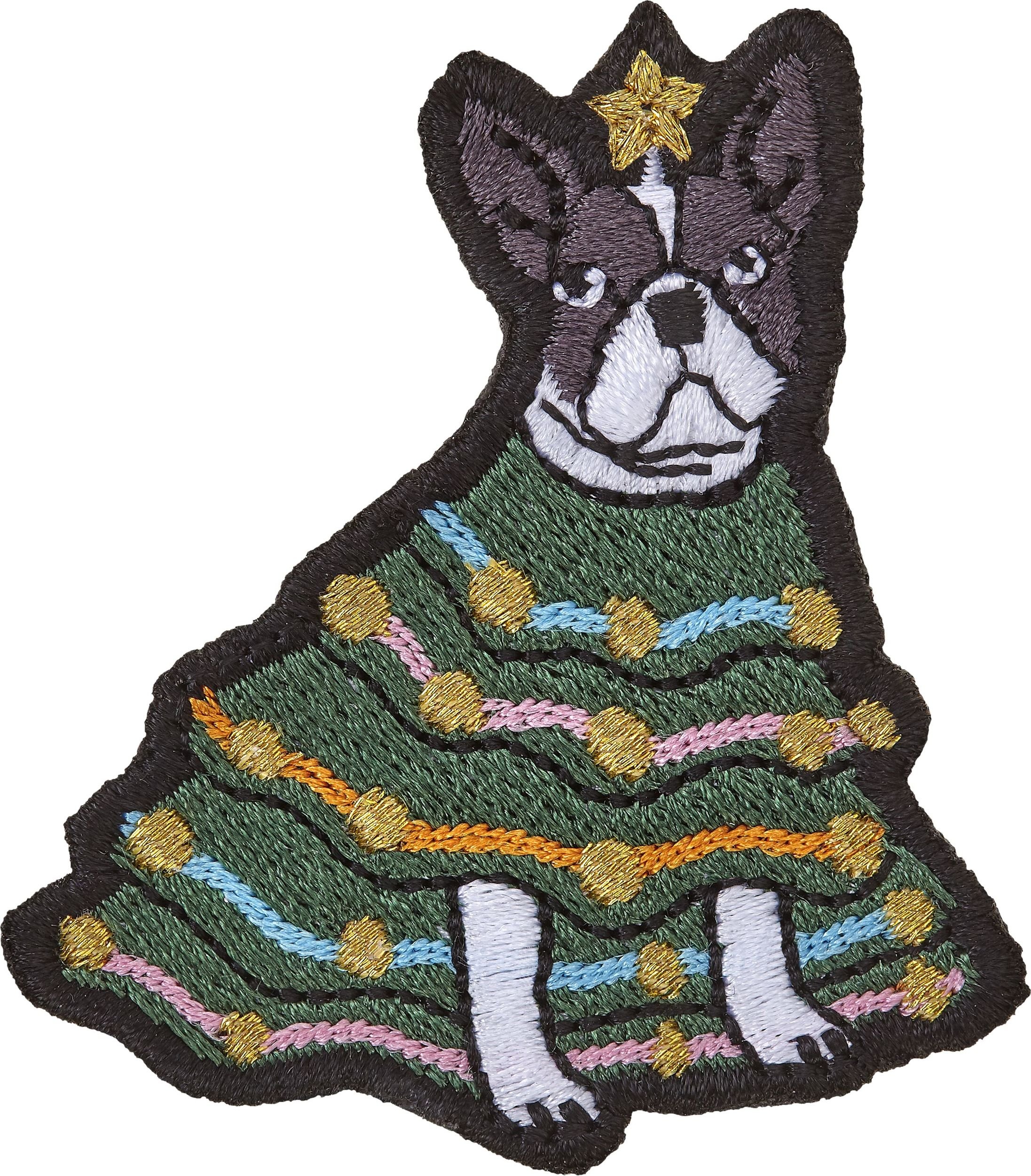 Naszywka na notes Moleskine Xmas pies