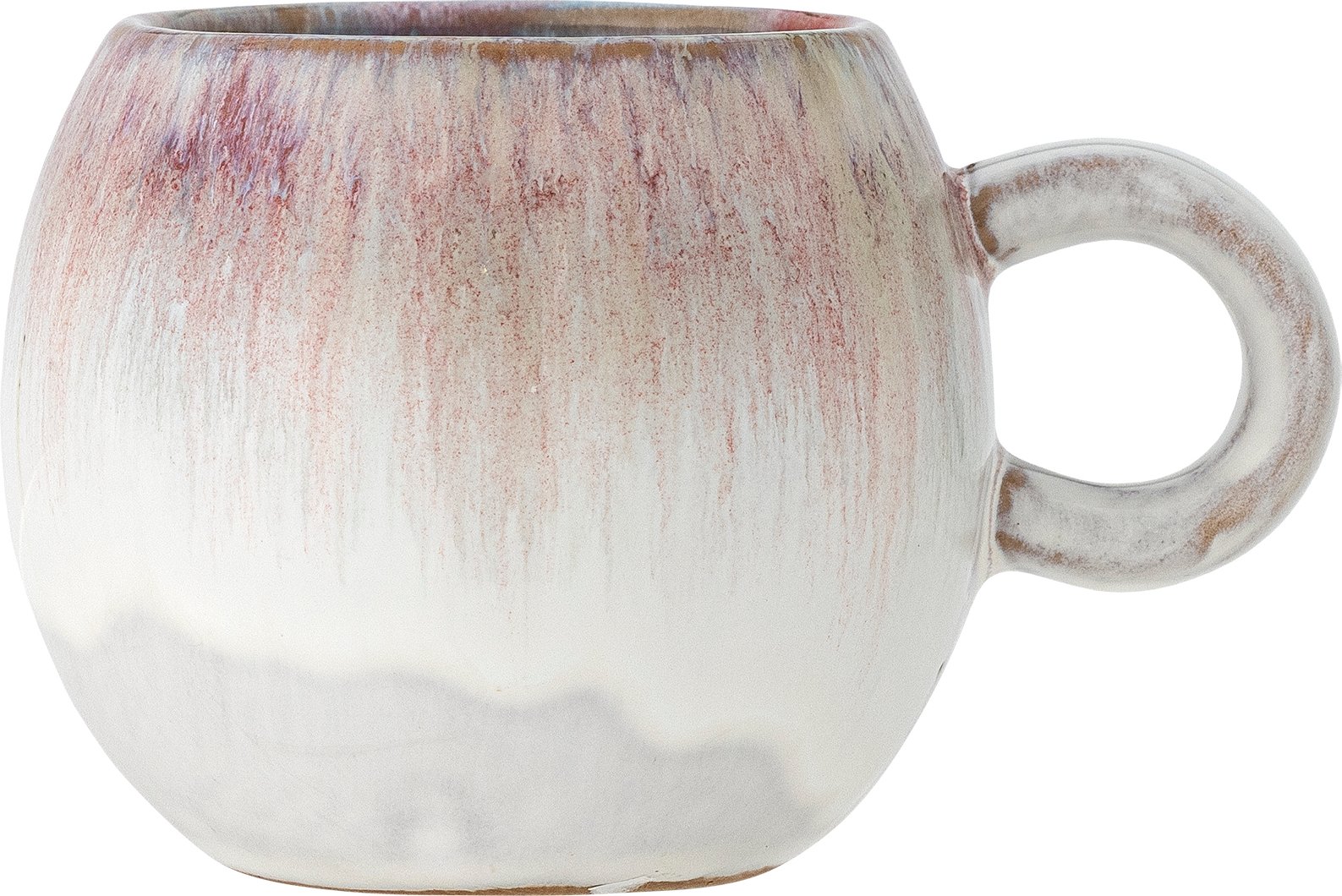 Kubek Paula szaro-różowy