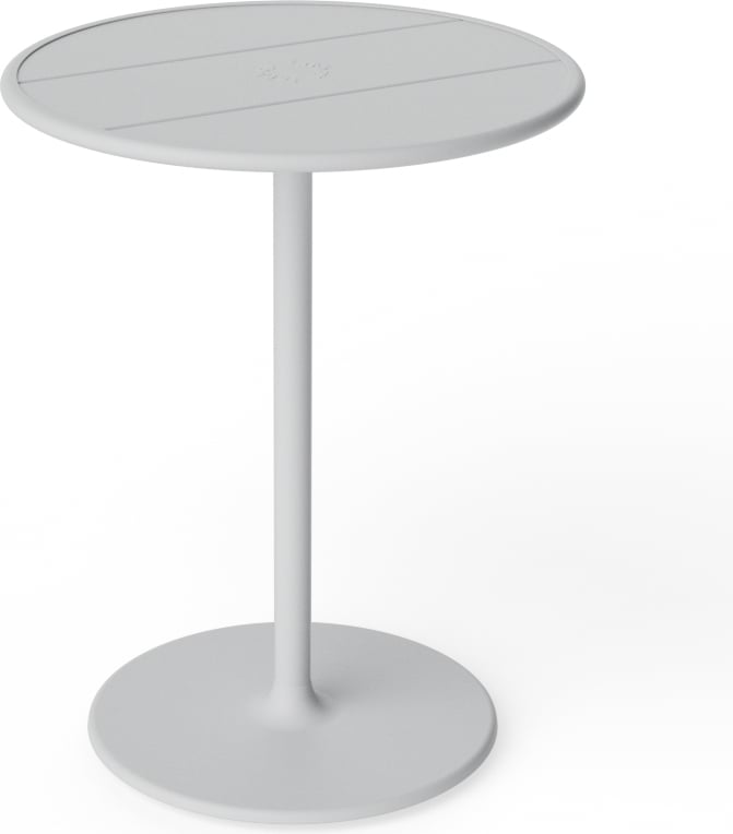 Stolik ogrodowy Fred's okrągły jasnoszary