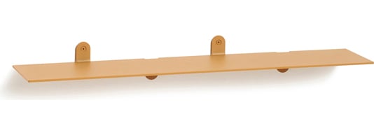 Półka ścienna N°1 74 cm musztardowa