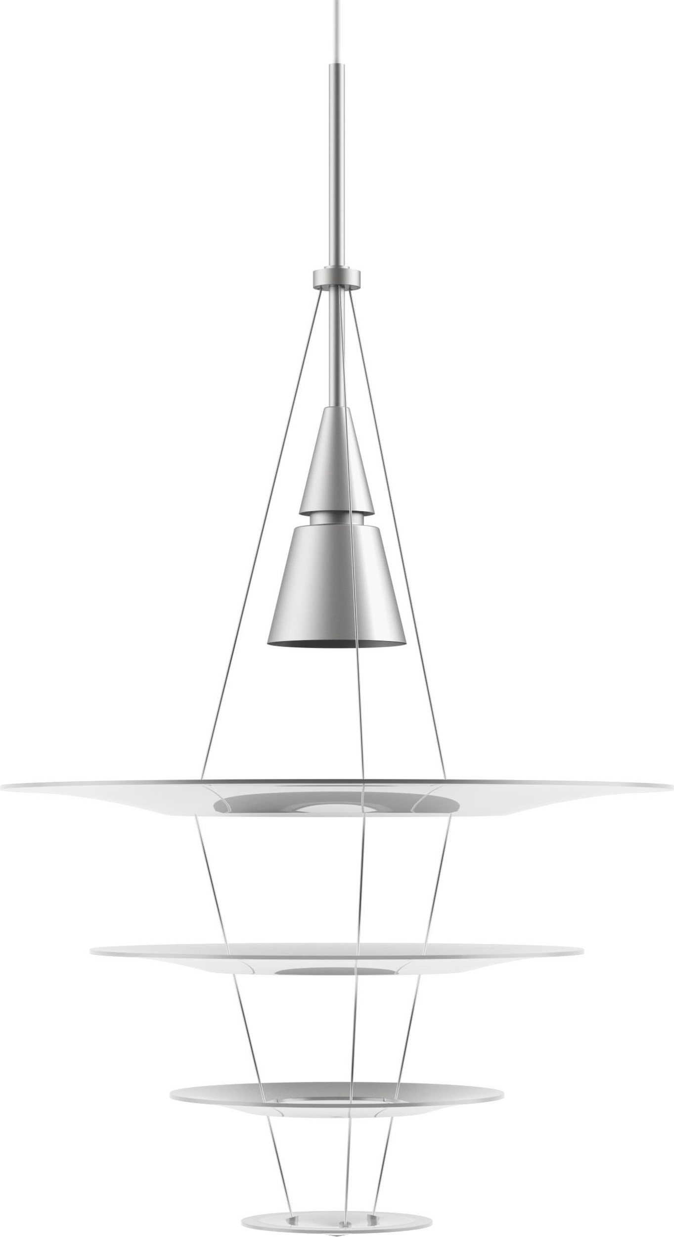 Lampa wisząca Enigma 42,5 cm aluminium
