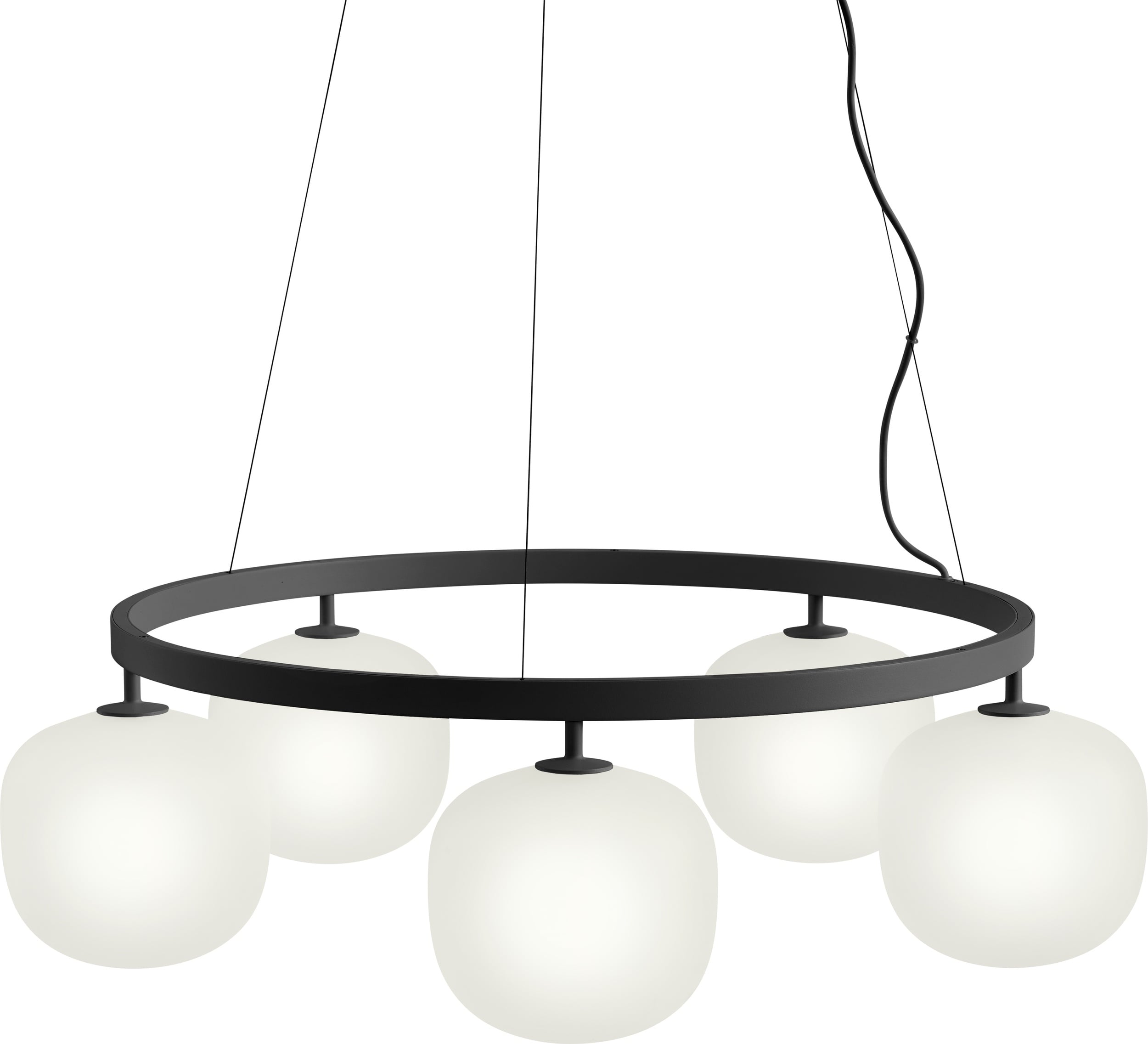 Żyrandol Rime czarny