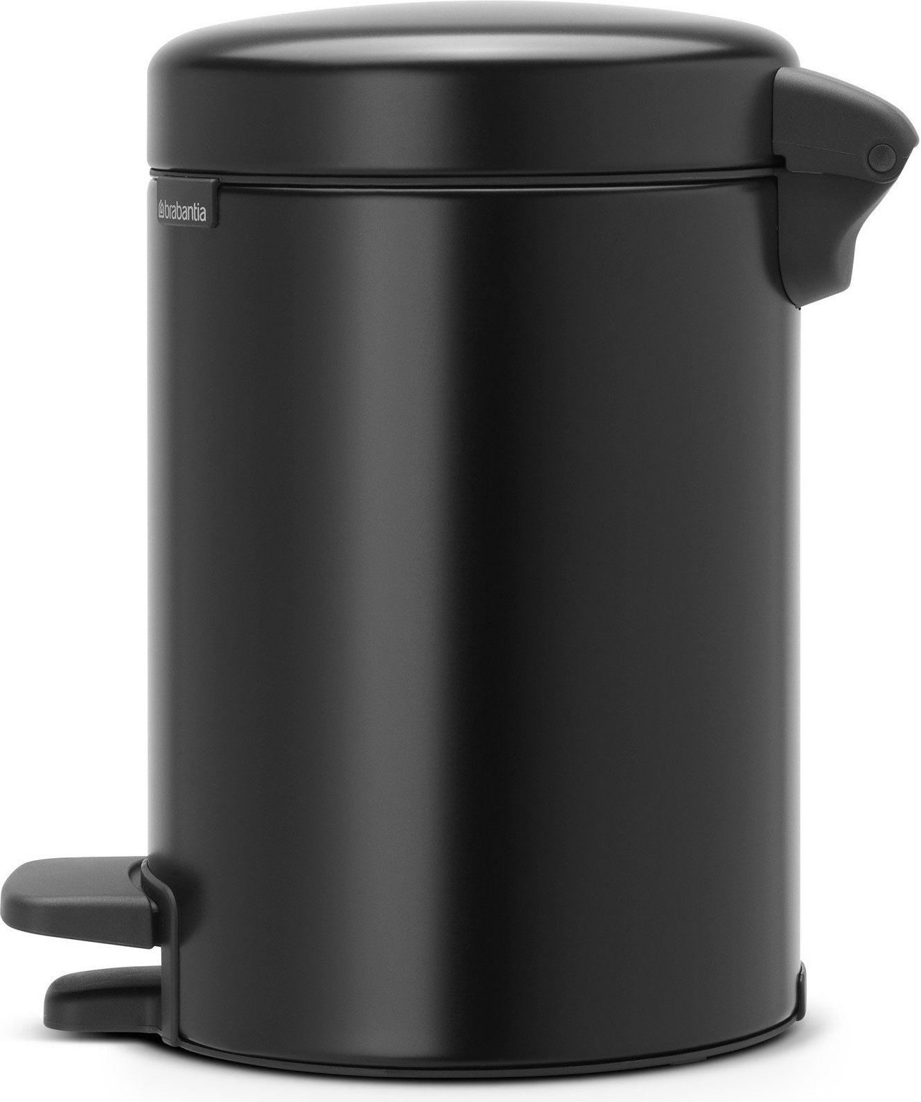 Kosz na śmieci pedałowy NewIcon 3l matowy czarny