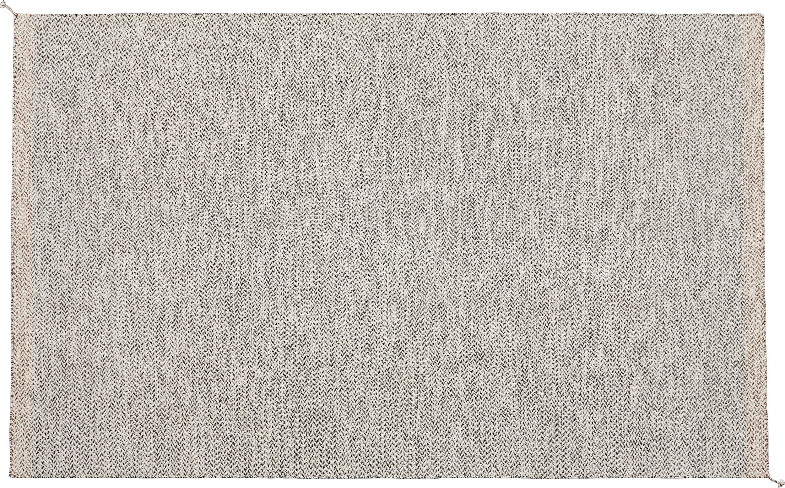 Dywan Ply 200 x 300 cm czarno-biały z recyklingu