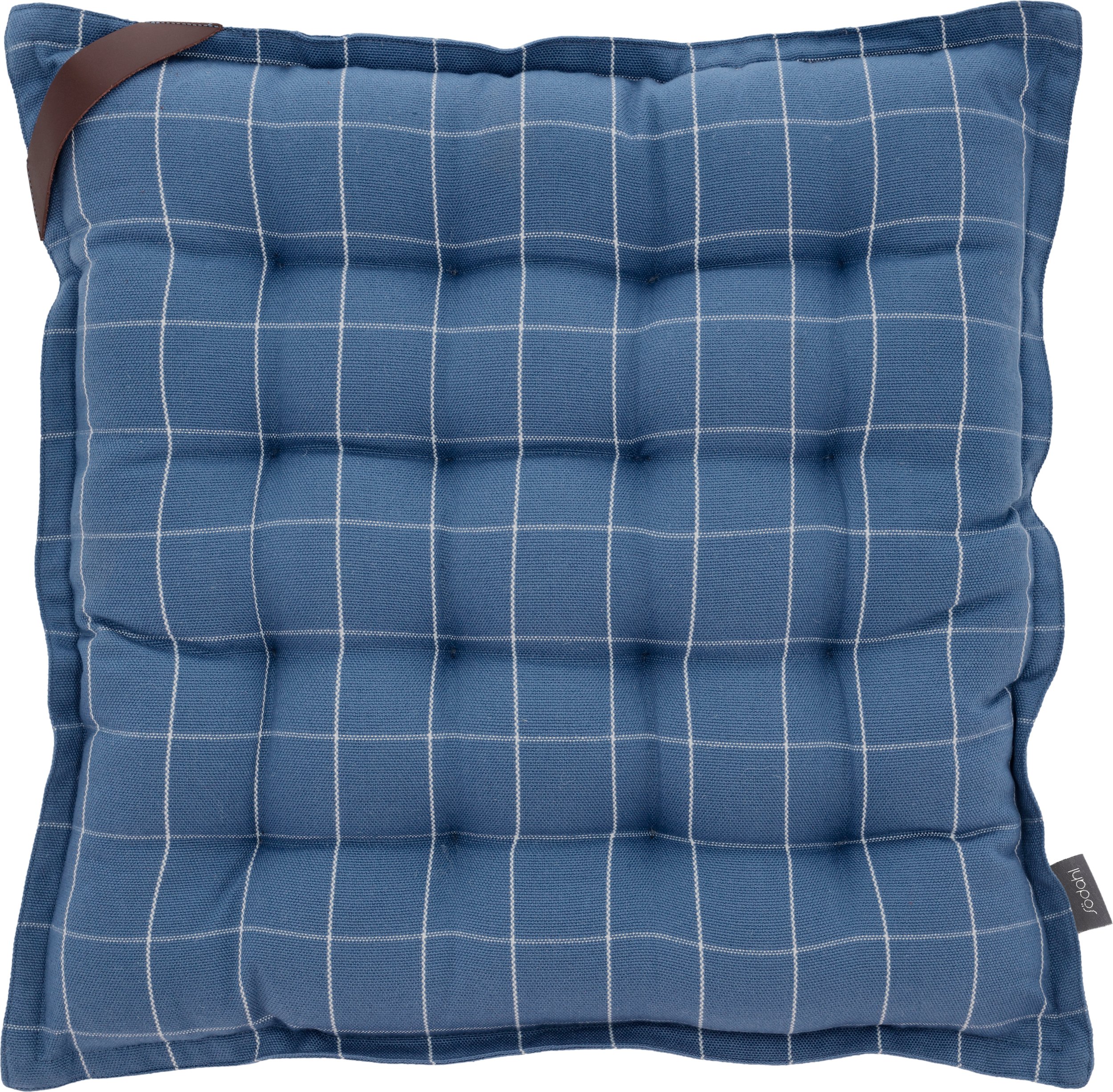 Poduszka siedzisko Vista 40 x 40 cm niebieska