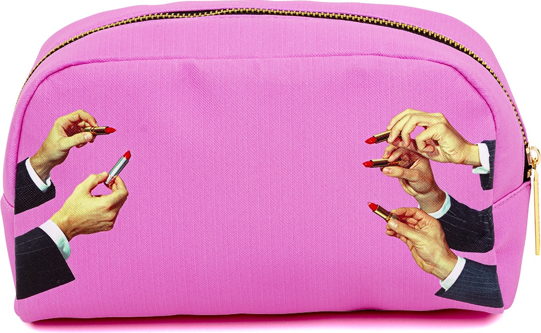 Kosmetyczka Toiletpaper Lipstick Pink 23 x 8 cm