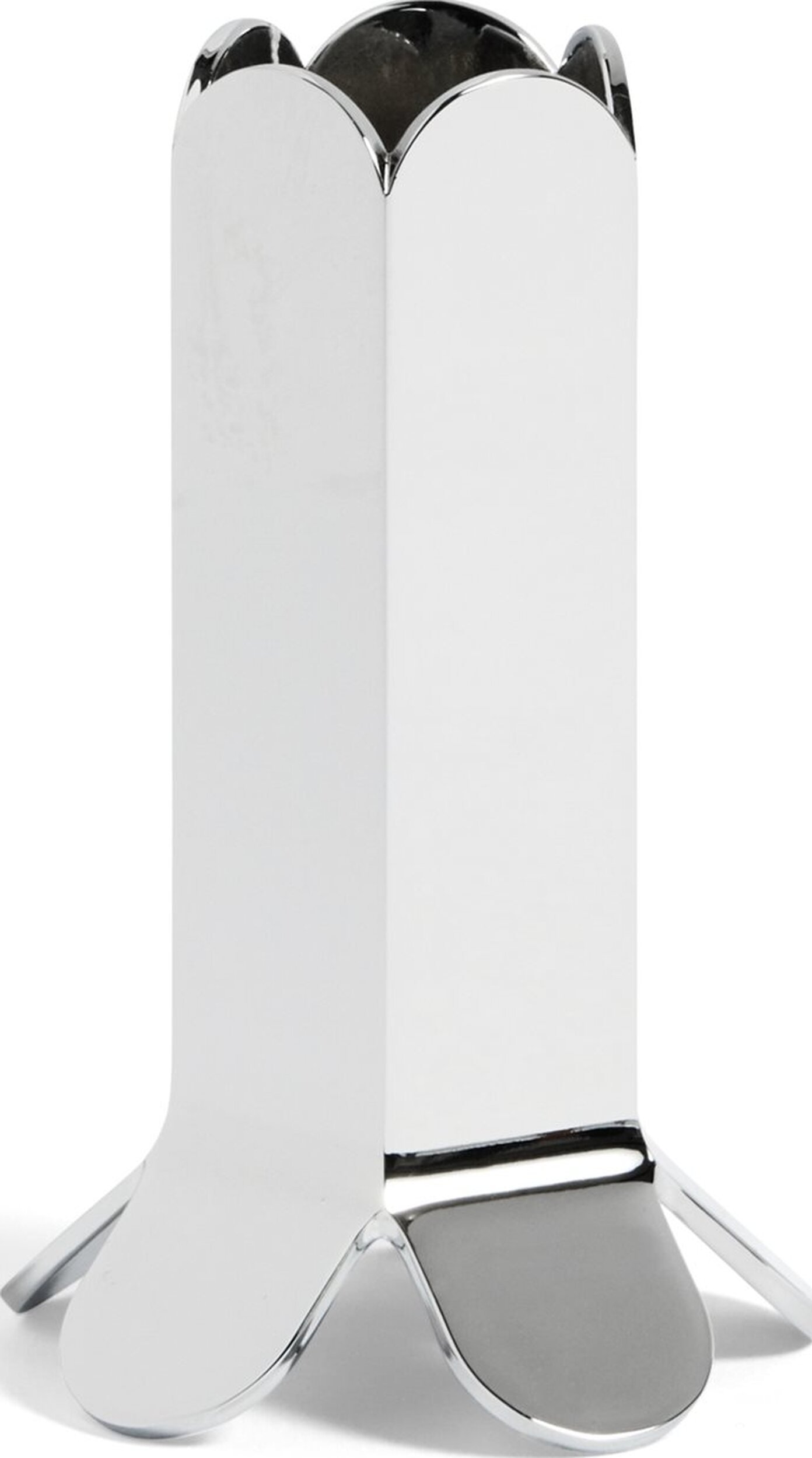 Świecznik na klasyczną świecę Arcs S lustrzany