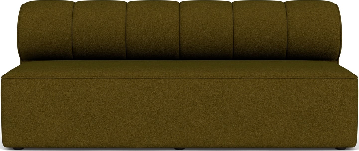 Element środkowy sofy modułowej Eave Seamline 172 cm ciemnozielony