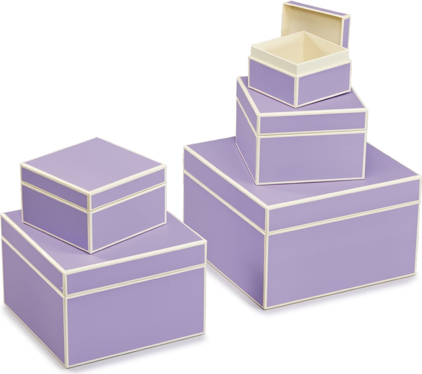 Pudełka prezentowe Die Kante liliowe 5 szt.