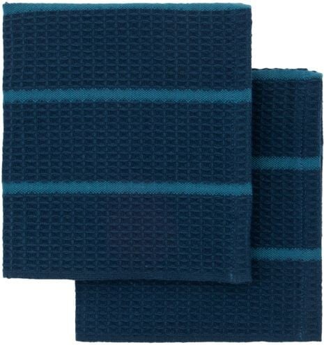 Ścierki kuchenne Rena 30 x 30 cm niebieskie 2 szt.