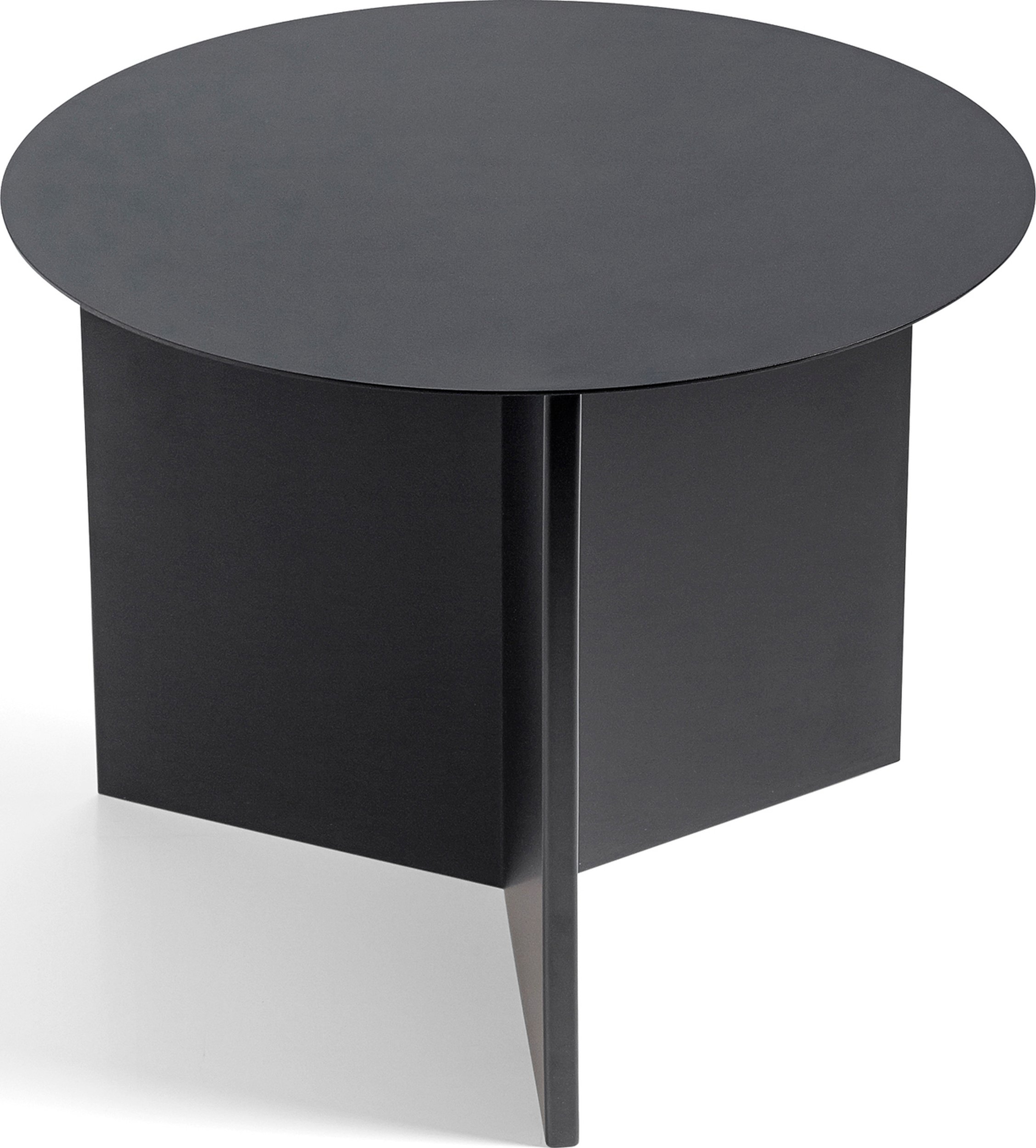 Stolik kawowy Slit okrągły 45 cm czarny