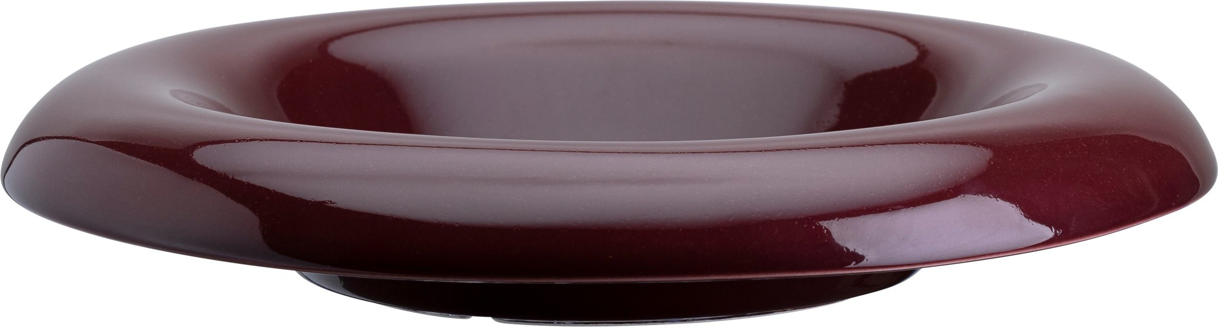 Podstawka pod doniczkę Lily 14 cm burgundowa