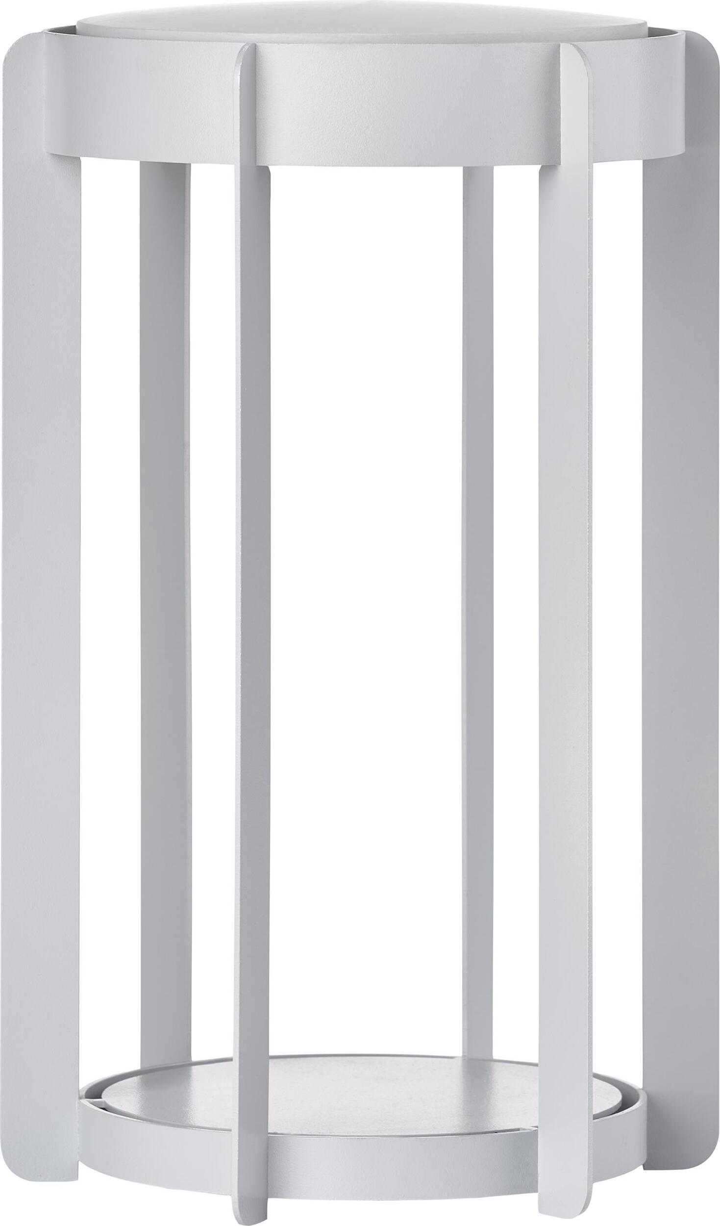 Lampa ogrodowa Firefly 30 cm jasnoszara LED