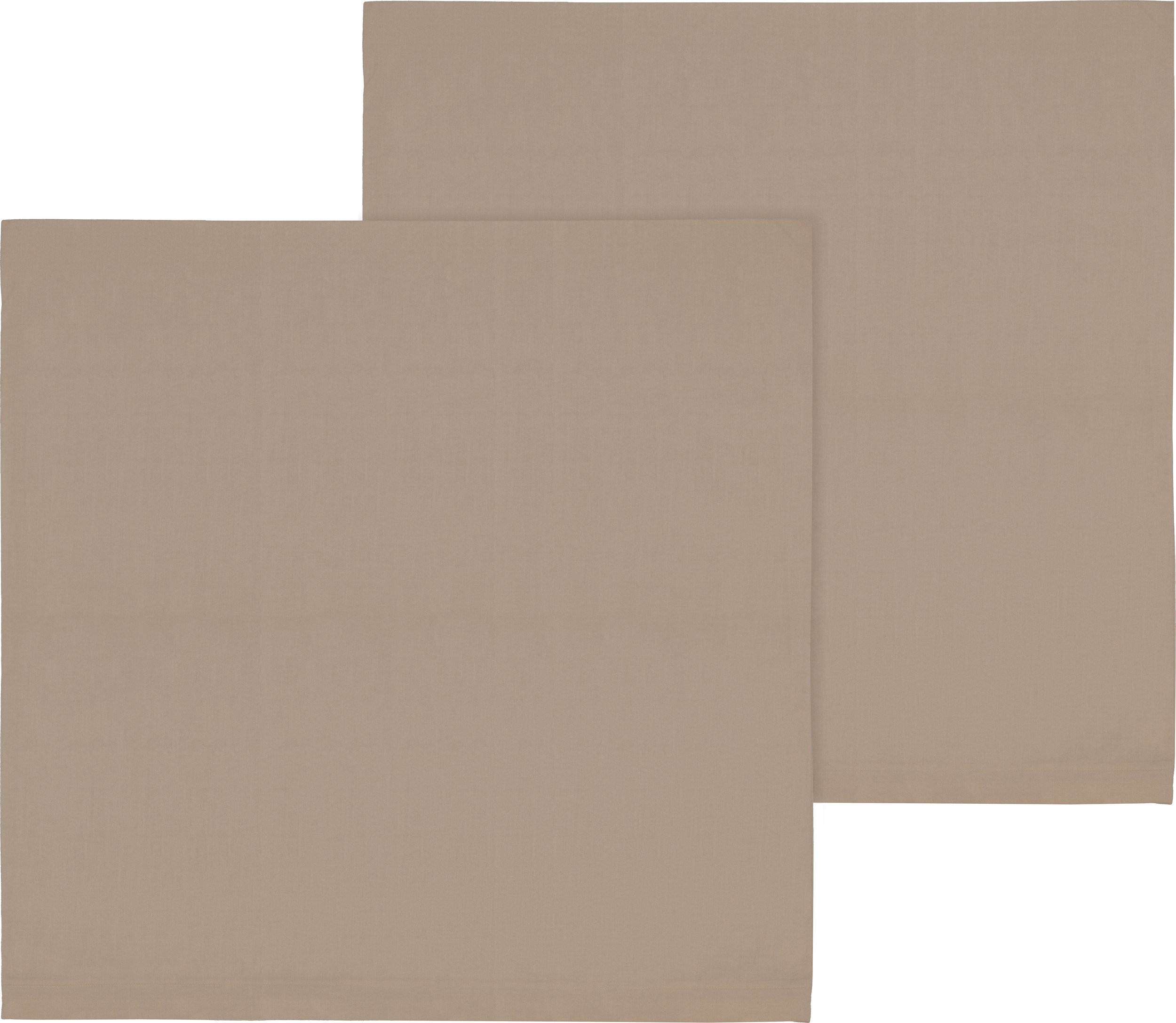 Poszewki na poduszki Calm 60 x 63 cm taupe 2 szt.