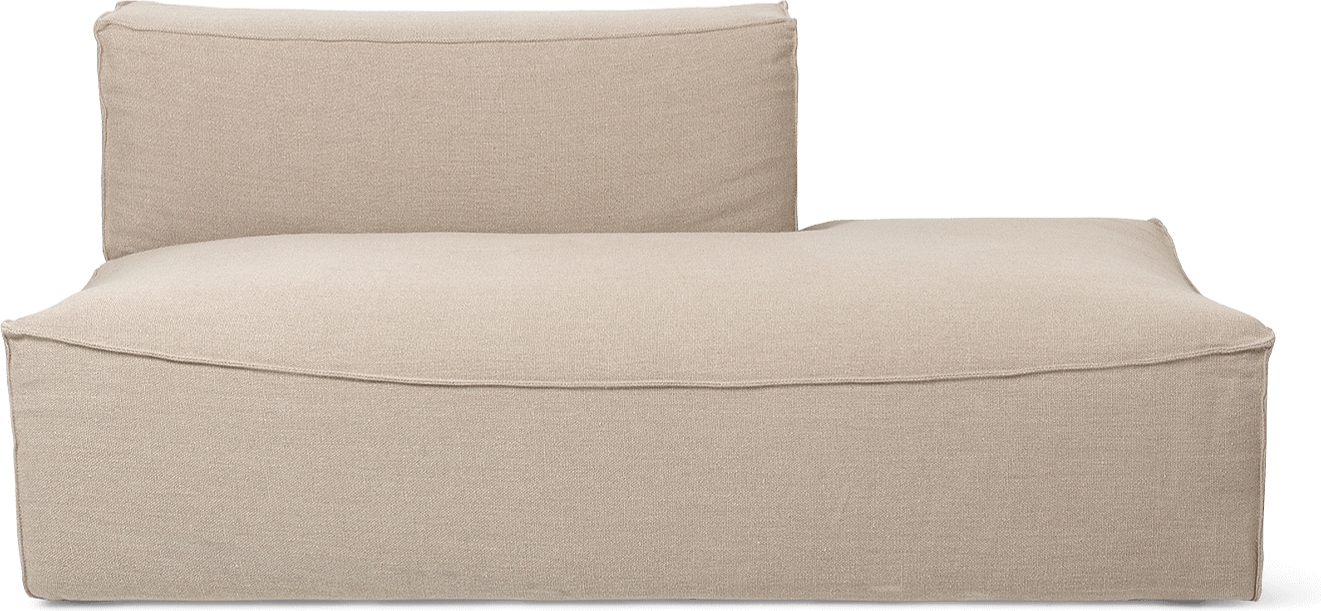 Leżanka lewostronna Catena Rich Linen 170 cm beżowa