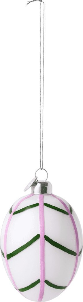 Dekoracja wisząca Souvenir Easter 7,5 cm fioletowo-zielona