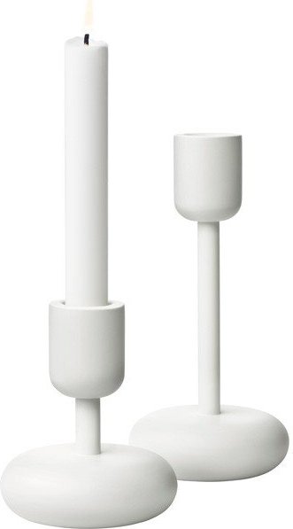 Świecznik Nappula biały 2 szt.