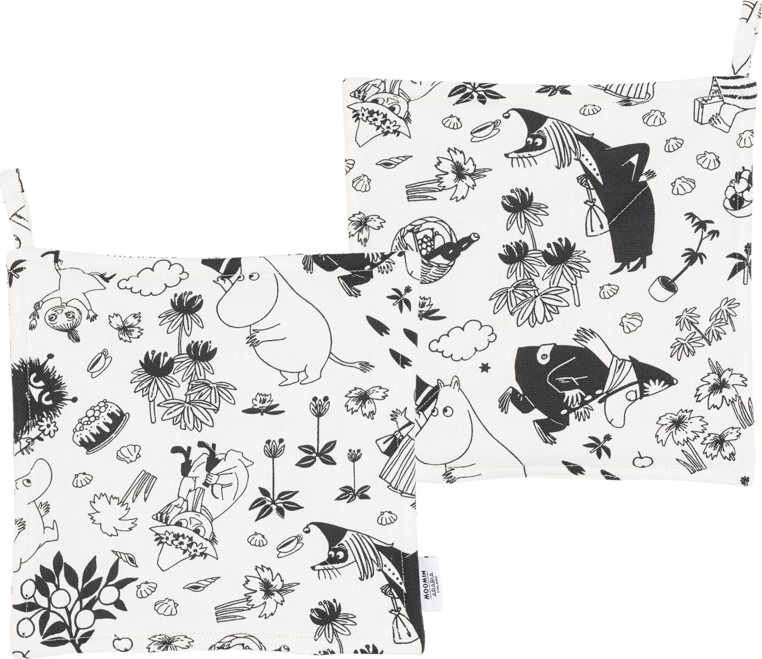 Łapki kuchenne Arabia Finland Muminki ecru 2 szt.