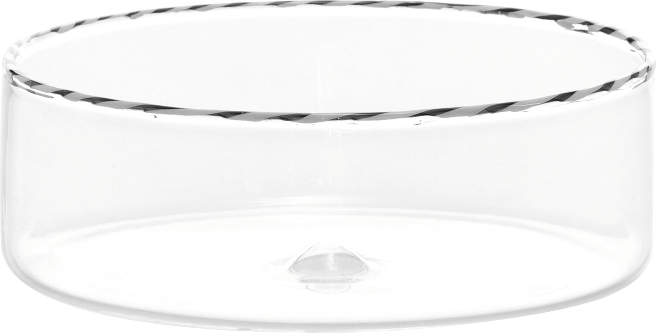 Miska Intrecci 900 ml czarno-biała