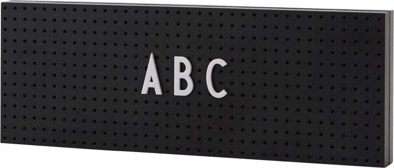 Tabliczka Design Letters czarna