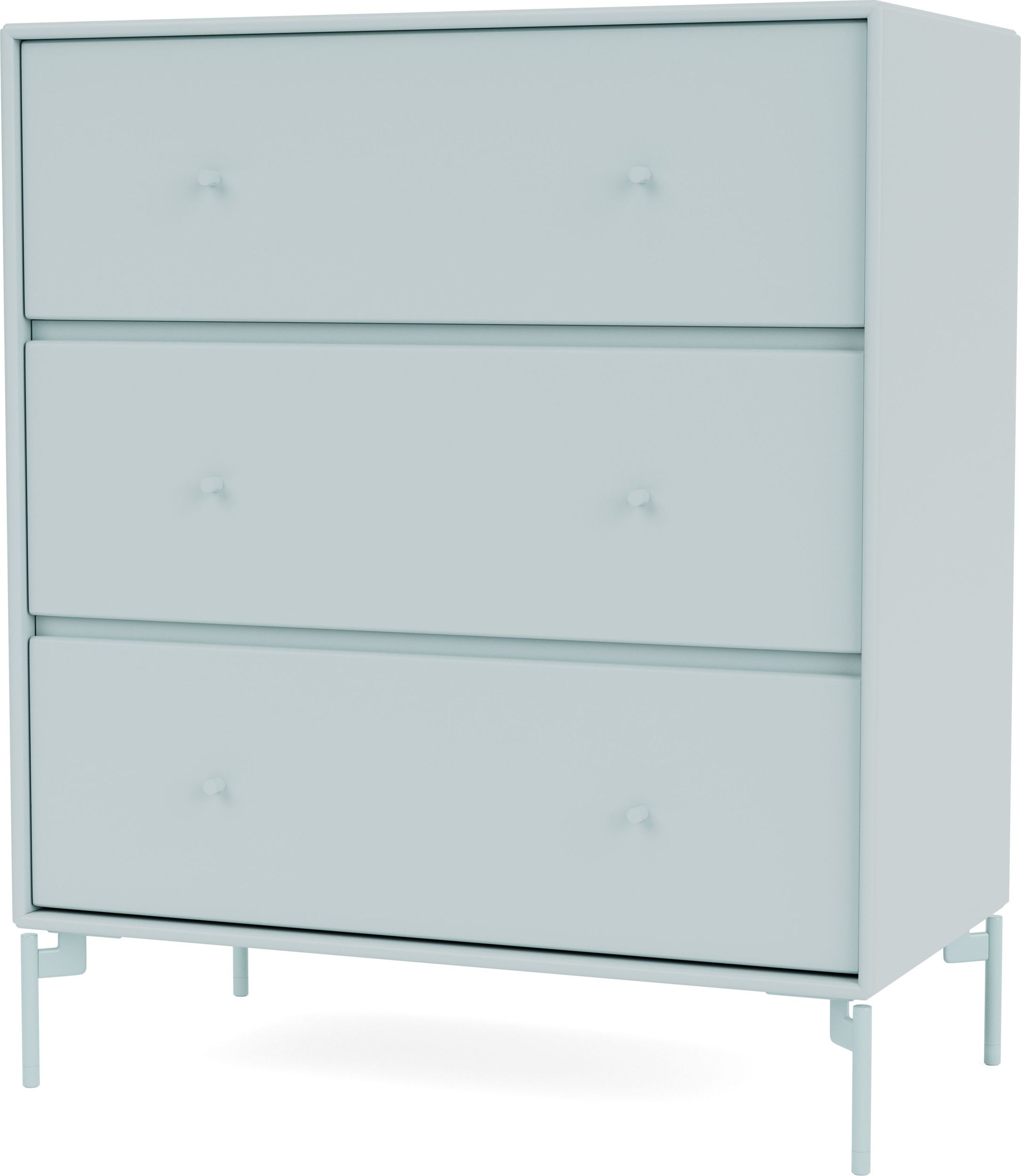 Komoda Carry jasnobłękitna na jasnobłękitnych nogach