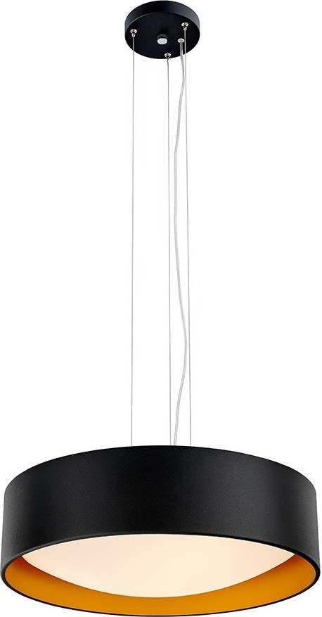 Lampa wisząca Vero czerń i złoto