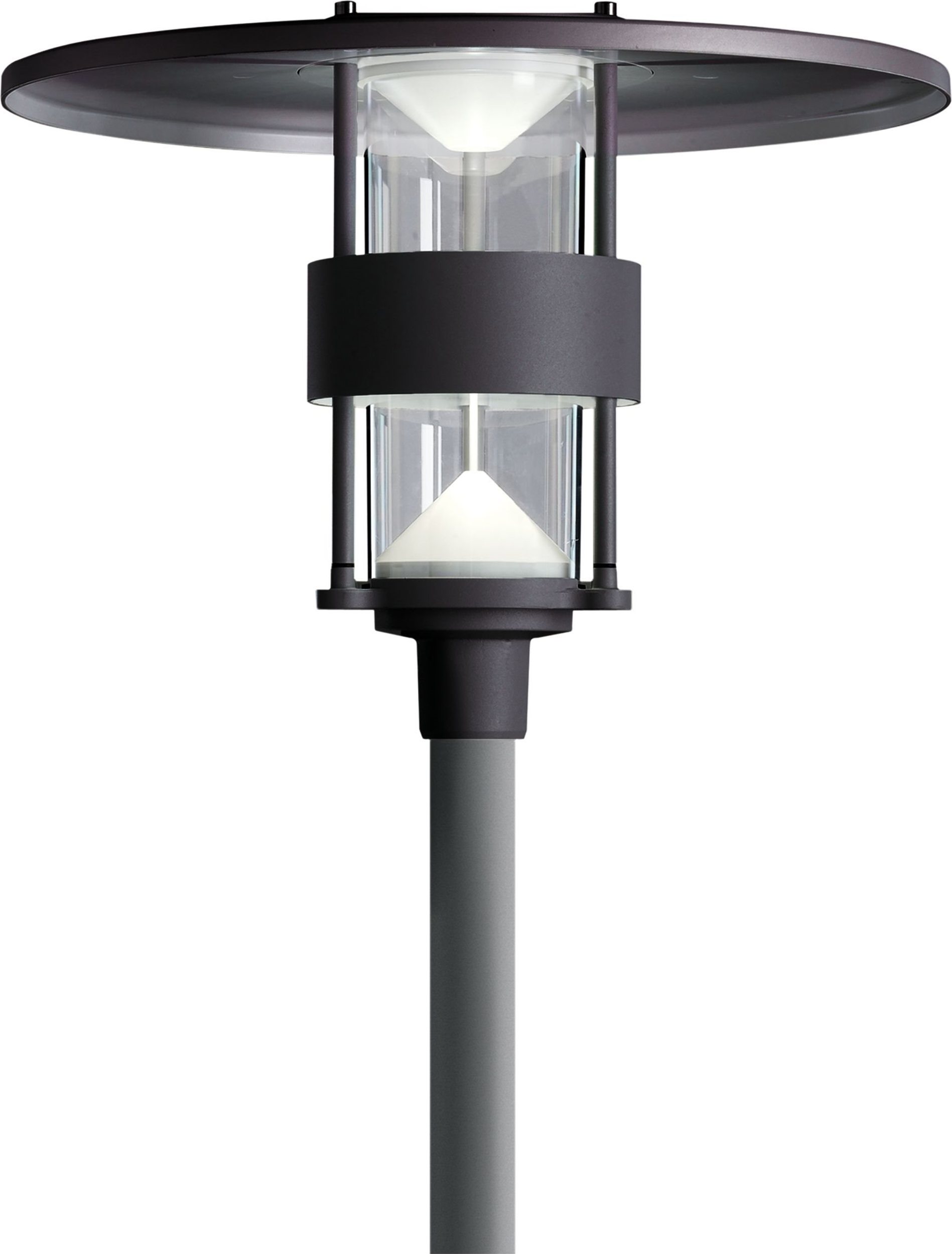 Lampa ogrodowa Albertslund 4000K antracytowa sterowanie oświetleniem Nightdim